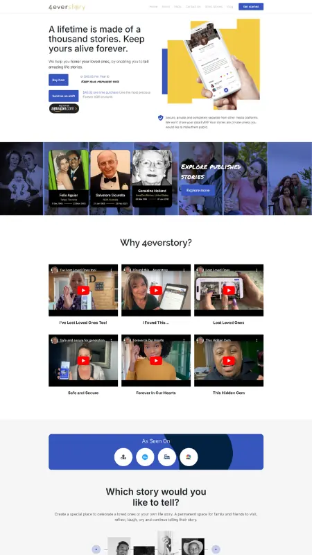4everstory website